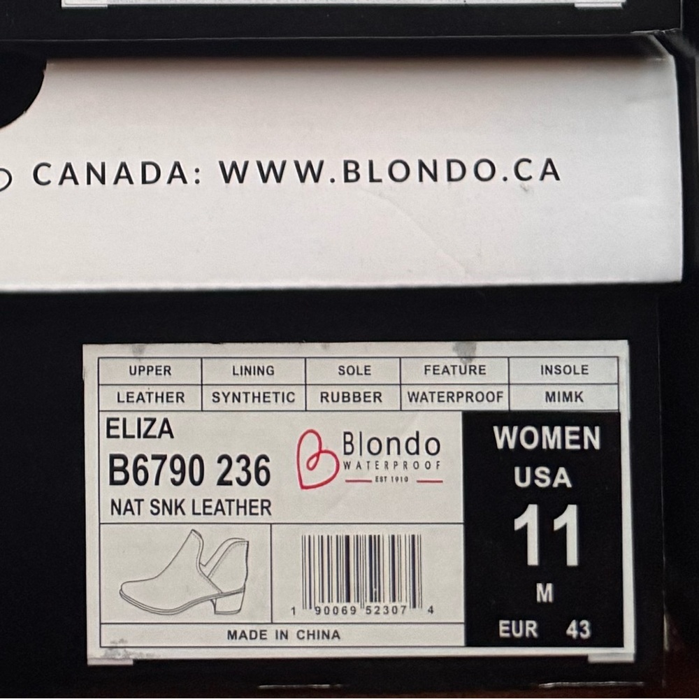 Blondo Snakeskin Ankle Booties - Black and Cream - Picture 5 of 5